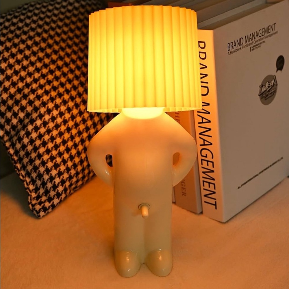 White Elephant Funny LED Plastic Lamp